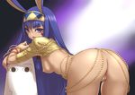 :o animal_ears arm_support ass bangle bangs bent_over big_hair bracelet breasts cleft_of_venus commentary_request facepaint fate/grand_order fate_(series) foreshortening from_behind gradient gradient_background hanging_breasts highres jackal_ears jewelry long_hair medium_breasts medjed nipples nitocris_(fate/grand_order) nude open_mouth purple_eyes pussy rasukaru ribbon standing thighs tsurime uncensored v-shaped_eyebrows very_long_hair wrist_ribbon 