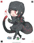  :o aircraft bangs barbed_wire black_hair black_robe building car commentary dated eyebrows_visible_through_hair fang full_body godzilla godzilla_(series) gothic_lolita ground_vehicle hairband helicopter holding kaijuu kemono_friends lolita_fashion military military_vehicle monster_girl motor_vehicle open_mouth personification red_eyes shin_godzilla signature tail tank telephone_pole tree v-shaped_eyebrows walking what_if yoshizaki_mine 