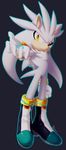  2015 hedgehog male mammal myly14 silver_the_hedgehog solo sonic_(series) 