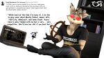 2024 3d_(artwork) absurd_res anthro asura_(psikokinetic) big_breasts black_body black_fur black_hair black_highlights black_latex breasts brown_body brown_fur brown_hair canid canine canis clothed clothed_anthro clothed_male clothing computer digital_media_(artwork) duo electronics female fur game_console gamecube gamecube_console gardevoir generation_3_pokemon hair hi_res highlights_(coloring) humanoid jackal laptop latex male mammal multicolored_body multicolored_fur multicolored_hair nintendo pokemon pokemon_(species) psiko_(psikokinetic) psikokinetic q&amp;a solo_focus source_filmmaker_(artwork) talking_to_viewer thick_thighs two_tone_body two_tone_fur two_tone_hair white_body wide_hips yellow_eyes