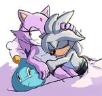  2017 absurd_res alpha_channel anthro blaze_the_cat blush cat chao cute duo feline female hedgehog hi_res hug male mammal senshion silver_the_hedgehog sonic_(series) 