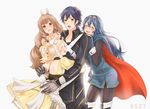  armor blonde_hair blue_eyes blue_hair blush brother_and_sister brown_eyes brown_hair closed_eyes dress father_and_daughter fire_emblem fire_emblem:_kakusei hair_ornament krom liz_(fire_emblem) long_hair lucina male_focus multiple_boys open_mouth short_hair short_twintails siblings smile sumia tiara twintails 