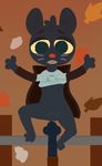  animated anthro bottomless clothed clothing female lori_m._(nitw) mae_(nitw) mammal mouse night_in_the_woods outside public pussy rodent train_tracks young 