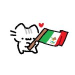 1:1 basiilleaf domestic_cat felid feline felis flag flag_(object) heart_symbol holidays male mammal mexico simple_background solo white_background