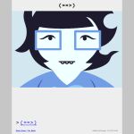 1:1 animated animated_comic ashleyorange black_hair buckteeth clothed clothed_female clothing comic comic_panel eyewear female glasses hair hi_res homestuck human june_egbert mammal ms_paint_adventures nodding nodding_head not_furry onesie pajamas short_hair solo teeth trans_(lore) trans_woman_(lore) white_body