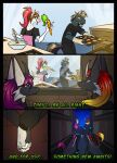 anthro bye city comic cooking equi equid equine equis_universe farewell female happy hi_res horse ki'rinaes male mammal night one_page_comic smile steven_saidon sunny_way sunny_way_(character) transformation walking