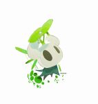  1other artist_name ben-day_dots black_eyes chinese_commentary commentary_request film_grain full_body grey_cloak highres hightguy hollow_knight horns knight_(hollow_knight) looking_up other_focus plant screentones shade shadow simple_background solo standing water_drop white_background 