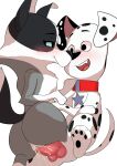 101_dalmatian_street 101_dalmatians absurd_res anatomically_correct anatomically_correct_genitalia anatomically_correct_penis animal_genitalia animal_penis animal_vulva black_ears black_nose black_spots blue_sclera bodily_fluids border_collie butt canid canine canine_genitalia canine_penis canine_vulva canis collie countershade_face countershading cum cum_in_vagina cum_inside dalmatian disney distractingdizzy domestic_dog duo dylan_(101_dalmatians) facial_tuft female feral floppy_ears fur genital_fluids genitals grey_body grey_fur herding_dog heterochromatic_ears hi_res male male/female mammal pastoral_dog penetration penile penile_penetration penis penis_in_vagina pink_inner_ear sheepdog spots summer_(101_dalmatians) tuft vaginal vaginal_penetration white_body white_fur white_spots