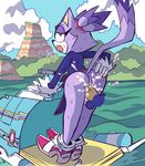  ahegao all_fours blaze_the_cat bottomless butt clothed clothed_sex clothing cum doggystyle ejaculation from_behind_position looking_pleasured pussy sea sex sonic_(series) sonic_the_hedgehog sweat water waverunner wispowillo 