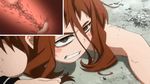  1girl angry animated animated_gif blush boku_no_hero_academia brown_hair censored cervix clenched_teeth cross_section doggystyle empty_eyes helpless humiliation injury lying nude on_stomach open_mouth penis rape rolling_eyes sex short_hair sweatdrop uraraka_ochako uterus vaginal 