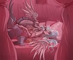  2015 blush discord_(mlp) draconequus equine feathered_wings feathers female feral friendship_is_magic horn male mammal my_little_pony princess_celestia_(mlp) stepandy winged_unicorn wings 