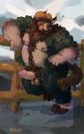 anthro balls barazoku barefoot beard bedroom_eyes belly belly_hair belt biceps big_belly big_muscles big_pecs blue_bottomwear blue_clothing blue_jeans blue_pants body_hair bottomwear bovid bovine brown_beard brown_belt brown_body brown_chest_hair brown_clothing brown_facial_hair brown_fur brown_hat brown_headwear brown_pubes cattle chest_hair chuchowriggle clothed clothing cowboy cowboy_hat cowboy_outfit denim denim_bottomwear denim_clothing erection facial_hair facial_piercing feet fence flannel flannel_shirt flirting flirting_look flirting_with_viewer fur genitals green_clothing green_eyes green_shirt green_topwear happy_trail hat headgear headwear heart_symbol hi_res hooves horn inviting inviting_to_sex inviting_viewer jeans leaning leaning_on_fence male mammal manly musclegut muscular muscular_anthro muscular_arms muscular_male muscular_thighs narrowed_eyes nature nature_background nipple_piercing nipple_ring nipples nose_piercing nose_ring offering_sex offering_to_viewer open_bottomwear open_clothing open_pants open_shirt open_topwear outside pants pattern_clothing pattern_shirt pattern_topwear pecs penis piercing plaid plaid_clothing plaid_shirt plaid_topwear presenting presenting_body presenting_pecs presenting_penis pubes ranch ranch_hand rancher ring_piercing rolled_up_sleeves seducing_viewer seductive shirt showing_off_muscles smile smiling_at_viewer solo tail thick_arms thick_thighs topwear unbuttoned unbuttoned_shirt unzipped unzipped_clothing unzipped_pants zipper
