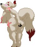  2017 alpha_channel animated anthro big_breasts blush breasts canine digital_media_(artwork) dildo female fox fur looking_at_viewer low_res mammal onmyoji-mama-rama-sama_(nightfaux) penetration pixel_(artwork) red_fur scar scar_(marking) sex_toy solo tailwag thick_thighs tsunamidusher voluptuous white_fur wide_hips 