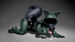  3d_(artwork) 4_fingers absurd_res acting_like_a_dog all_fours ambiguous_gender animatronic anthro blue_body bodily_fluids canid canine claws digital_media_(artwork) dripping drooling fan_character female_(lore) fingers five_nights_at_freddy's fox full-length_portrait glistening glistening_body gradient_background green_body grey_background hi_res machine mammal open_mouth pink_tongue portrait robot robot_anthro saliva saliva_drip saliva_on_ground saliva_on_tongue saliva_string scottgames sharp_teeth simple_background sofy_lauren_foxlott solo source_filmmaker_(artwork) tail teeth thick_tail tongue tongue_out watermark zelyonka 