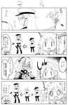  /\/\/\ 1boy 4koma 5girls :d admiral_(kantai_collection) ahoge bare_shoulders belt check_translation comic commentary_request facial_scar fingerless_gloves flat_cap flying_sweatdrops gangut_(kantai_collection) glasses gloves greyscale hair_ribbon hat height_difference hibiki_(kantai_collection) highres kantai_collection kiyoshimo_(kantai_collection) long_hair military military_uniform monochrome multiple_girls musashi_(kantai_collection) naval_uniform neckerchief open_mouth pantyhose peaked_cap pleated_skirt ponytail remodel_(kantai_collection) ribbon scar scar_on_cheek school_uniform serafuku shoes short_hair skirt smile sosser sweat thighhighs translated translation_request uniform v-shaped_eyebrows verniy_(kantai_collection) |_| 
