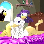  avian bird breasts daisy_duck dildo disney duck ducktales female lesbian magica_de_spell phileasfogg poe_de_spell sex_toy 