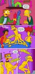  barney_gumble modern_toons montgomery_burns sideshow_bob the_simpsons waylon_smithers 