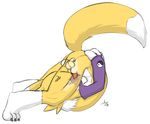  2017 animal_genitalia animal_penis anthro aogami balls canine_penis claws digimon edit holding_balls male penis renamon simple_background solo toe_claws white_background 