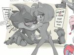 amy_rose anthro balls bangle blush bodily_fluids breasts butt countershade_torso countershading dialogue duo eulipotyphlan eyelashes feet female fluffy fluffy_chest fr0gbcket genital_fluids genitals hair handjob head_tuft hedgehog hi_res jewelry looking_pleasured male mammal markings nude penile penis pointy_ears precum sega selective_coloring sex shadow_the_hedgehog short_hair side_boob sitting sonic_the_hedgehog_(series) sparkles spread_legs spreading standing tail tail_motion tailwag thick_eyelashes toes tuft vaginal_fluids vulva whimper