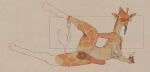  anthro backsack balls big_penis bikini bikini_bottom bikini_bottom_removed bikini_top breasts clothing flowerdino fur genitals giraffe giraffid gynomorph gynomorph_anthro intersex intersex_anthro lying mammal markings on_side orange_body orange_fur penis presenting relaxing simple_background solo spots spotted_body swimwear tan_background tongue tongue_out two-piece_swimsuit 