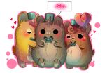  &lt;3 2017 absurd_res animatronic balloon bear blush bow_tie cute eyes_closed five_nights_at_freddy&#039;s five_nights_at_freddy&#039;s_2 freddy_(fnaf) fur golden_freddy_(fnaf) group hat hi_res hiyoko hug licking love machine male mammal robot tongue tongue_out toy_freddy_(fnaf) video_games 