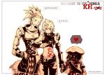  .hack// 3boys alternate_costume alternate_hairstyle arm_armor armor axel_(kingdom_hearts) belt blush commentary cosplay crop_top detached_sleeves deviantart_username english_commentary english_text facial_mark final_fantasy final_fantasy_ix flirting gloves hand_on_another's_shoulder hand_on_own_hip hand_up haseo_(.hack//) haseo_(.hack//)_(cosplay) hat heart high_collar holding_hands illbewaiting kingdom_hearts kingdom_hearts_ii kite_(.hack//) kite_(.hack//)_(cosplay) kuhn_(.hack//) kuhn_(.hack//)_(cosplay) limited_palette looking_at_another male_focus milestone_celebration multiple_boys one_eye_closed open_mouth pants ponytail roxas shirt short_hair shoulder_belt sleeveless sleeveless_shirt smile solid_oval_eyes speech_bubble spiked_hair spoken_heart stomach_tattoo tattoo upper_body vivi_ornitier white_background yaoi yellow_theme 