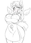  2017 anthro anthrofied blush breasts cleavage clothed clothing equine eyewear female freckles friendship_is_magic goggles jrvanesbroek mammal mature_female monochrome my_little_pony pegasus sketch solo towel water wet windy_whistles_(mlp) wings 