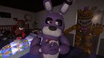  3d_(artwork) animatronic bedroom bonnie_(fnaf) digital_media_(artwork) five_nights_at_freddy&#039;s five_nights_at_freddy&#039;s_4 fredbear_(fnaf) machine nightmare_foxy_(fnaf) robot source_filmmaker video_games 