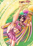 abs clenched_hand commentary_request crazy_diamond diamond_wa_kudakenai eyewear_on_head heart highres jojo_no_kimyou_na_bouken jojolion navel peace_symbol saradaver school_uniform shizuka_joestar short_sleeves soft_&amp;_wet stand_(jojo) star_(symbol) star_platinum star_print sunglasses 