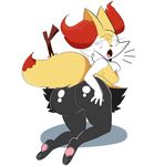  big_butt braixen breasts butt feet jinu nintendo pok&eacute;mon video_games 