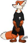  canine cute dill fluffy fox male male/male mammal me myself red_fox sheepish short vulpes_vulpes 