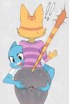 2026 4_fingers anthro anthro_on_anthro arms_bent big_butt big_ears big_eyes big_iris biped black_eyebrows black_eyes blue_body blue_ears blue_fur bodily_fluids bottomwear butt butt_grab cartoon_network cheek_tuft clothed clothed_anthro clothed_female clothing crossover cutegraphite digital_drawing_(artwork) digital_media_(artwork) domestic_cat duo erect_tail exclamation_point eyebrows eyelashes faceless_anthro faceless_character faceless_female facial_markings facial_tuft fangs felid feline felis female female/female fingers fran_(litterbox_comics) fully_clothed fully_clothed_anthro fully_clothed_female fur fur_tuft genitals glistening glistening_bottomwear glistening_clothing glistening_eyes glistening_pants grey_background grey_bottomwear grey_clothing grey_pants hand_on_another's_butt hand_on_butt head_markings hi_res humanoid_hands intraspecies iris leaning leaning_forward legs_together light_body light_fur light_markings litterbox_comics long_eyelashes long_tail looking_at_another looking_at_another's_butt looking_at_butt looking_at_partner mammal markings mature_anthro mature_female motion_lines muzzle_(marking) nicole_watterson no_pupils open_mouth orange_body orange_ears orange_fur orange_markings orange_stripes orange_tail pants pattern_clothing pattern_shirt pattern_t-shirt pattern_topwear pink_nose pink_tongue plump_labia pointy_ears prick_ears purple_clothing purple_shirt purple_t-shirt purple_topwear rear_view shirt short_sleeves simple_background snout standing striped_arms striped_body striped_clothing striped_fur striped_head striped_markings striped_shirt striped_t-shirt striped_tail striped_topwear stripes surprised sweat sweatdrop t-shirt tabby_cat tail tail_markings teeth textured_background the_amazing_world_of_gumball thick_thighs thigh_gap tongue topwear tremble_spikes tuft vulva white_clothing white_markings white_sclera white_shirt white_topwear
