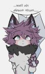 3d_(artwork) 5_fingers absurd_res anthro arm_tuft belly black_body black_fur black_hair blender_(artwork) blue_body blue_eyes blue_fur blue_hair blue_mouth blue_nose blue_paws blue_skin cat_tail cel_shading chest_fur chest_tuft claws curvy_figure digital_media_(artwork) domestic_cat eyebrows eyelashes fangs felid feline felis femboy fingers fluffy fluffy_ears fluffy_hair fluffy_paws fluffy_tail fur fur_tuft gesture hair hi_res inner_ear_fluff looking_up male mammal messy messy_fur multicolored_body multicolored_ears multicolored_fur multicolored_hair multicolored_skin multicolored_tail navel neck_tuft one_hand_up open_mouth paws pink_body pink_fur pink_hair pink_nose pointy_ears pose purple_body purple_eyes purple_fur purple_hair purple_skin qatto_(qin) qin raised_hand shaded simple_background slim small_nose small_waist solo standing tail tail_motion tailwag teeth tuft tuft_ears white_background white_body white_fur white_hair white_sclera white_tail wide_hips