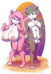  aeris_(vg_cats) anthro balls big_breasts breasts cat duo edit erection expansion feline female hecticarts hyper leo_(vg_cats) male male/female mammal mrsandwichesthesecon nipples nude penis pubes snopythepurv vg_cats 