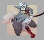 animal_genitalia animal_penis anthro avian balls bdsm beak big_penis biped bird blue_jay bodily_fluids chris_(seif) corvid cum cum_drip cum_on_beak cum_on_chest cum_on_face dripping equid equine equine_genitalia equine_penis erection european_mythology flared_penis genital_fluids genitals greek_mythology grey_background halter hands_behind_back hi_res hippogriff hooves horse huge_penis hybrid jay_(bird) kendryzak kneeling leash leashed_male male male_anthro mammal medial_ring muscular muscular_anthro muscular_male musk musk_cloud mythological_avian mythological_creature mythology new_world_jay nipples open_beak open_mouth oscine passerine pecs penis red_penis reins simple_background solo submissive submissive_anthro submissive_male unguligrade