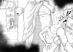  2026 2_horns 4_toes 5_fingers absurd_res anthro barefoot big_butt big_ears boss_monster_(undertale) bovid bubble_butt butt butt_grab caprine claws clothing duo eyelashes faceless_character faceless_human faceless_male feet female female_on_human fingers floppy_ears fluffy fluffy_tail goat hand_on_butt hi_res horn huge_butt human human_on_anthro imminent_sex interrobang interspecies legwear long_ears male male/female male_on_anthro mammal mature_anthro mature_female monochrome nude nude_human nude_male robe robe_lift sakamtosng short_tail stockings tail toe_claws toes toriel undertale undertale_(series) wide_hipped_anthro wide_hipped_female wide_hips 