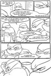  comic inside male michelangelo_(tmnt) ninja raphael_(tmnt) reptile scalie sneefee teenage_mutant_ninja_turtles text turtle 