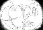  2026 2_horns absurd_res after_orgasm after_sex after_vaginal anthro anus bent_over big_butt big_ears bodily_fluids boss_monster_(undertale) bovid bubble_butt butt caprine claws clothing cum cum_in_vagina cum_inside female finger_claws floppy_ears fluffy fluffy_tail genital_fluids goat hi_res horn huge_butt huge_hips huge_thighs leaking leaking_cum leaning leaning_forward long_ears looking_back mammal mature_anthro mature_female monochrome robe robe_aside sakamtosng scut_tail short_tail solo tail thick_thighs toriel undertale undertale_(series) wide_hipped_anthro wide_hipped_female wide_hips 