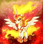  2017 cutie_mark daybreaker_(mlp) equine female fire friendship_is_magic horn joakaha mammal my_little_pony solo winged_unicorn wings 
