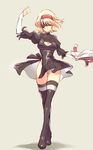  alice_margatroid arm_up black_dress black_footwear black_legwear blindfold blonde_hair book boots breasts cleavage cleavage_cutout commentary_request cosplay crossed_legs dress facing_viewer grey_background grimoire_of_alice hair_blowing hairband headband highres legs long_sleeves medium_breasts nier_(series) nier_automata non_(z-art) panties pantyshot simple_background sketch solo thigh_boots thighhighs thighs touhou underwear watson_cross wind wind_lift yorha_no._2_type_b yorha_no._2_type_b_(cosplay) 