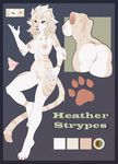  anthro anthro_tiger blonde_hair feline fluffy green_eyes hair heather_strypes invalid_color invalid_tag lusha-kk mammal mane_hair model_sheet multi_coloured muzzle_(disambiguation) nipple_piercing nipple_studs nipples nude orange_eyes paw_feet paws piercing pubes pussy stripes stripped studs teeth tiger voluptuous 