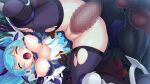  1boy 1girl :o arch_kalmia ass bestiality blue_hair blush breasts breasts_out censored closed_eyes clothed_sex defeat facing_viewer fuyunagi_tsubasa game_asset grabbed_by_tentacles hair_ornament hairclip hetero large_breasts lifting_person long_hair magical_girl monster mosaic_censoring nipples non-web_source official_art open_mouth penis pussy rape restrained satou_takumi self-datamine sex shinsou_kenki_arch_saver shiny_skin solo_focus spread_legs tentacles thighhighs top-down_bottom-up torn_clothes torn_thighhighs vaginal variant_set visual_novel_cg zoophilia 