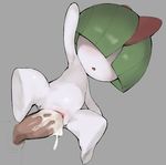  cum cum_inside duo erection female green_hair hair human humanoid male mammal nintendo penetration penis pok&eacute;mon pussy ralts sex simple_background solo_focus video_games youjomodoki 