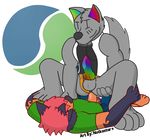  2017 alpha_channel anal anthro briefs butt canine clothed clothing digital_media_(artwork) duo english_text erection fur grey_fur hair hi_res male mammal notkastar_(artist) pants penis penis_through_fly poking_out rainbow simple_background sketch smile text underwear underwear_aside vest volta_(character) wolf zatch_(character) 