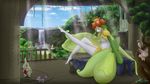  16:9 2017 4k absurd_res anthro balcony blush breasts clothed clothing crown day digital_media_(artwork) dress eyelashes female fletchling flower forest hi_res humanoid inviting larvitar leaves lilligant looking_at_viewer nintendo nipples not_furry nude outside pidgey pinup plant pok&eacute;mon pose ruins skitty solo_focus tree video_games wallpaper waterfall znhc 