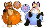 anthro balloon big_diaper bodily_fluids bottomwear bound brown_body brown_fur canid canine canis clean_diaper clothed clothing contest cum cum_inside diaper domestic_dog duo erection erection_in_diaper forced forced_orgasm fox fur genital_fluids genitals german_shepherd herding_dog hi_res huge_diaper inflatable inflatable_diaper inflation inside_clothing internal levi_sheppy_(betaetadelota) male mammal nude onomatopoeia oral orange_diaper orgasm oversized_diaper overstimulation pastoral_dog penile penis penis_milking penis_milking_machine reverse_forced_oral sentient_diaper sentient_fellatio sex solo sound_effects squeaking stuck_penis tail text tongue trapped trapped_in_clothing trapped_in_underwear underwear wearing_diaper