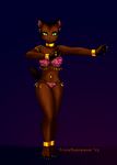  2017 anthro cat claws clothing feline female fur jewelry looking_at_viewer mammal quest_for_glory scaryseregwen shema smile solo toe_claws toes 