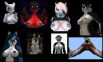  breasts butt canine cat digimon dog dragon equine feline female fish fox horse mammal marine nipples pussy renamon sabertooth_(disambiguation) scalie second_life shark sl tongue wings wolf 