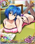  1girl ass blue_hair breasts butt_crack cleavage high_school_dxd large_breasts solo tagme thighhighs underwear xenovia_(high_school_dxd) 