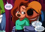  anthro canine clothing disney english_text female goof_troop hair imminent_rape lawgick mammal red_hair roxanne_(goof_troop) text 